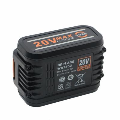 प्रतिस्थापन बैटरी वर्क्स 20V 4 . 0ah WA3520 WA3575 वर्क्स के लिए